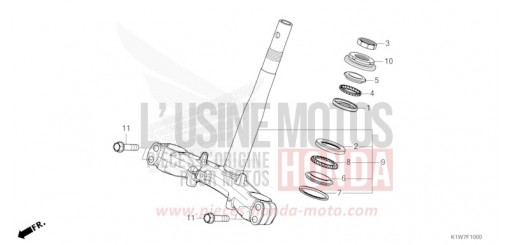 TIGE DE DIRECTION SH350AP de 2023